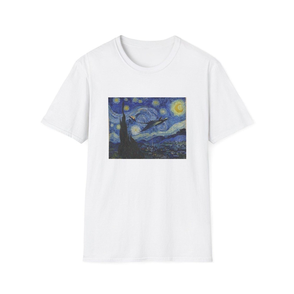 Starry Night Dragon T-Shirt How To Train Your Dragon Art Mashup